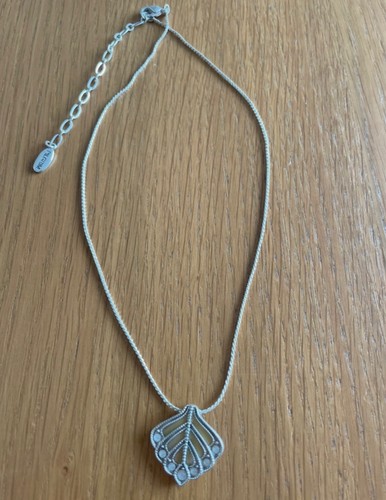 Pilgrim leaf shaped pendant - leaf,