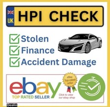 VEHICLE CAR VAN HPI CHECK VIN