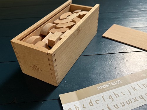 Kay bojesen wooden alphabet - kay,