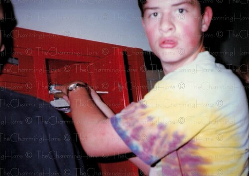 Vintage photo 1990s teen boy - vintage,