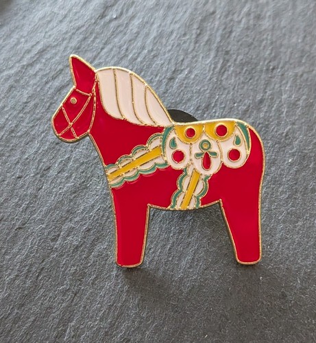 Swedish dala horse - dala, enamel
