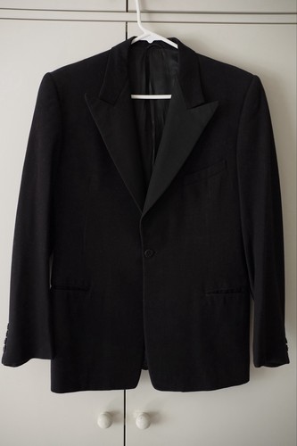 Vintage 1970s black tie tuxedo - vintage,