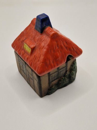 Vintage ceramic tudor cottage - ceramic,