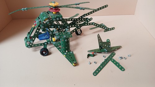 Vintage meccano helicopter - vintage,