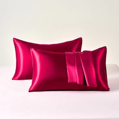 2pcs pillowcase silk feel - pillowcase,