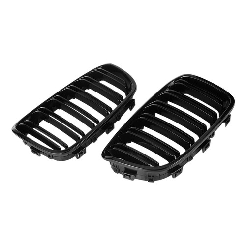 Gloss black front kidney - black,