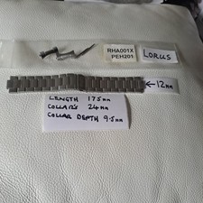 Lorus 24mm  Stainless Steel