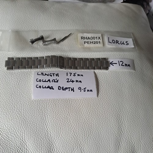 Lorus 24mm stainless steel - lorus,