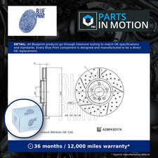 2x Brake Discs Pair Vented fits MINI CONVERTIBLE COOPER F57 1.5 Front 2014 on