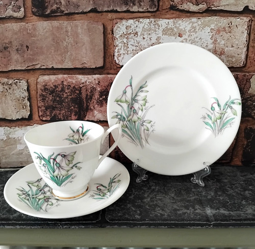 Royal albert snowdrop - royal, trio