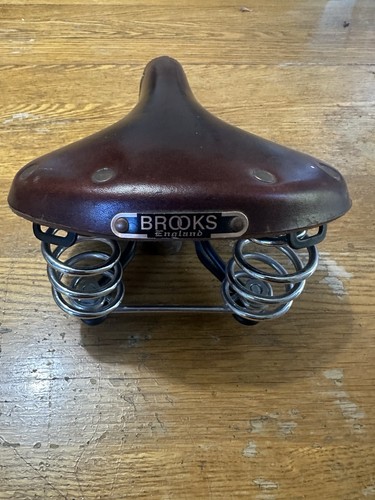 Brooks bike saddle - bike, champion