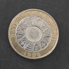 1998 12 Parish Crests Bailiwick of Jersey £2 Two Pound Coin Circulated