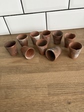 10 Old Vintage Hand Thrown