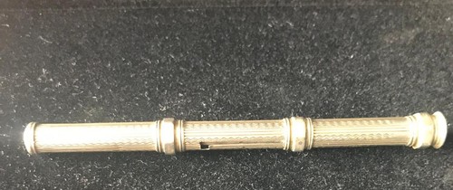 Victorian metal dip pen - victorian,