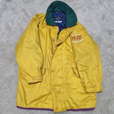 Vintage Henri Lloyd Jacket HL251 Transglobe cup sailing yachting XL yellow rare