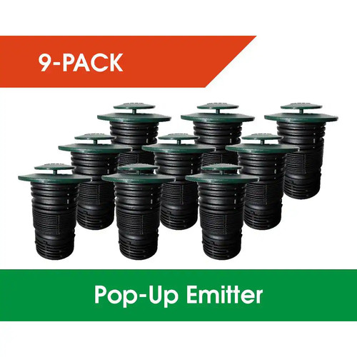 Pop drainage emitter with - pop-up,