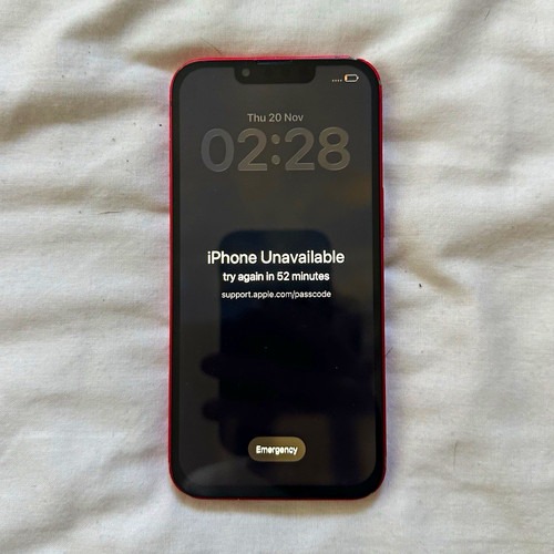 Apple iphone 128gb red - iphone, 13