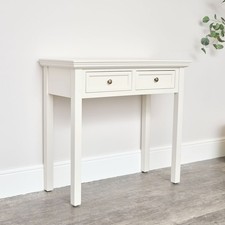 Ivory 2 Drawer Console /