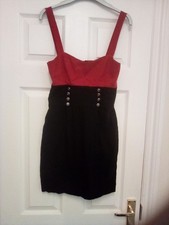 TSEGA SLEEVELESS BLACK & RED