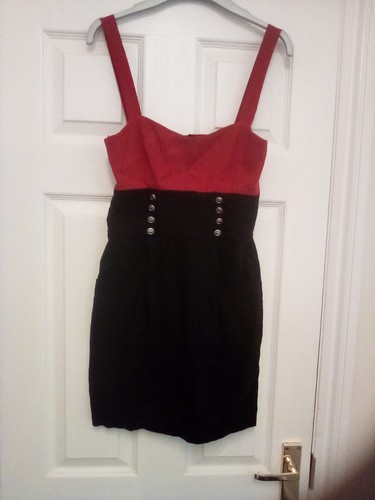Tsega sleeveless black red - black,