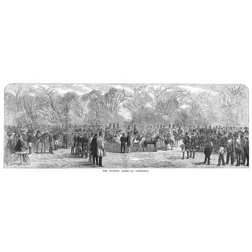 France royal hunting party - royal, at
