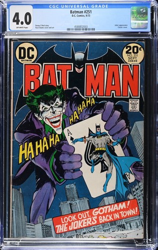 Batman 251 cgc dc - 4.0, comics