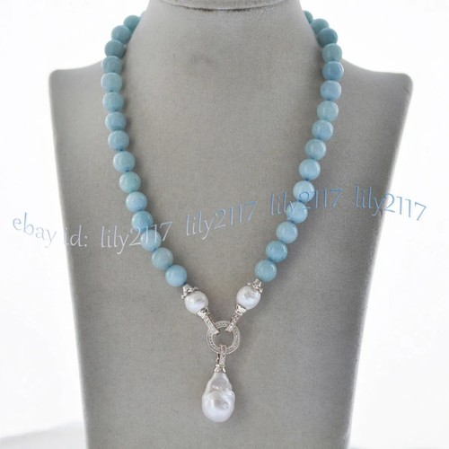 Natural blue aquamarine - blue, gems
