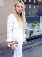 Zara Ivory Textured Boucle