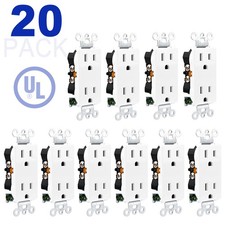 20Pk Tamper Resistant Outlet