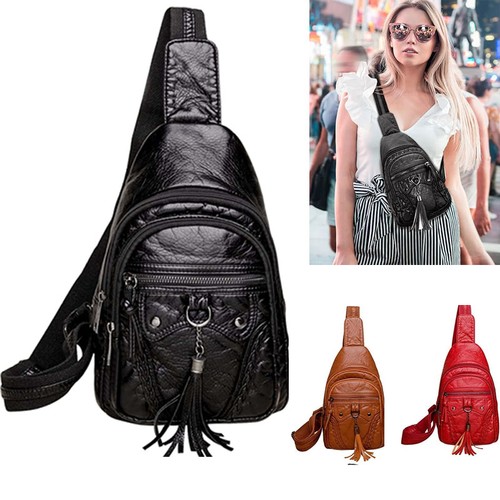 Leather sling bag for women - bag,