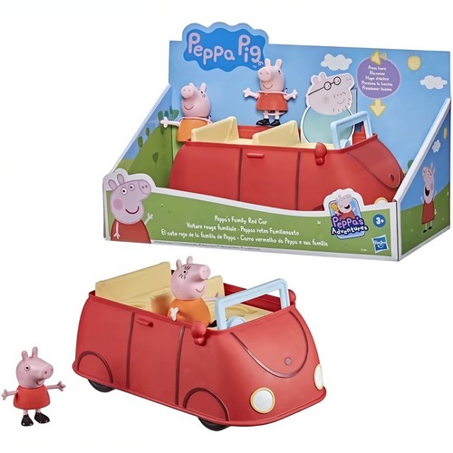 Peppa pig family red - pig,