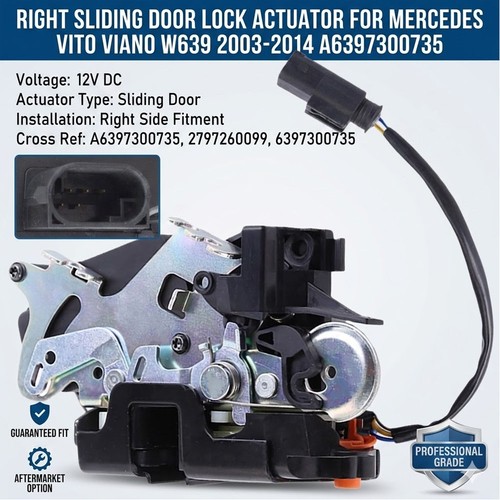 Right sliding door lock - sliding,