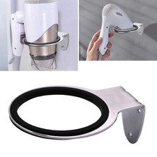 Hair Dryer Holder Wall Rack Bathroom Salon Storage Stainless Steel Wall Mounted