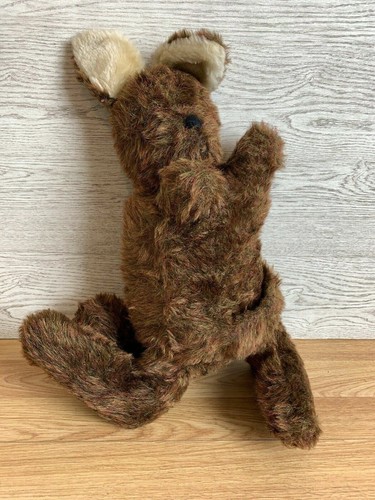 Tall brown kangaroo soft - 14",