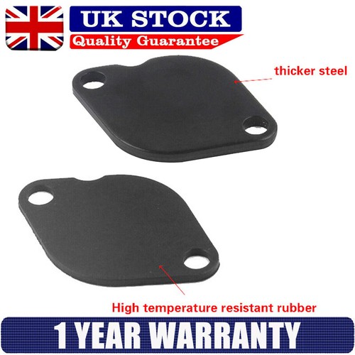 New 2pcs egr deleted plate - new,