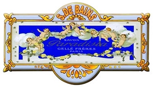 French advertising baby soap - french,
