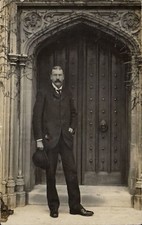 Exford posted Man at Door by Montague Cooper. ? Mr Judd