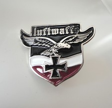 Used Luftwaffe Eagle Air Force pin badge Iron Cross WW2 Repro German Shield Wing