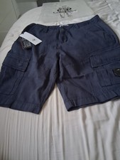 Mens Navy CP Company Cargo Shorts BNWT Size Small 30”