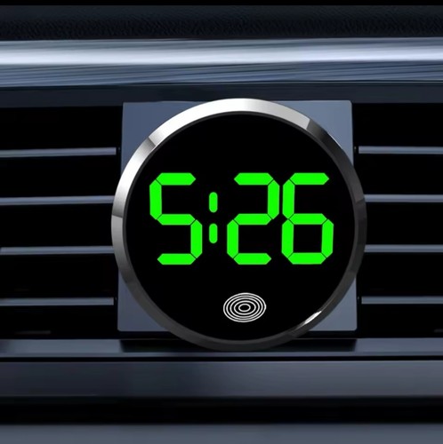 Car dashboard digital clock - dashboard,