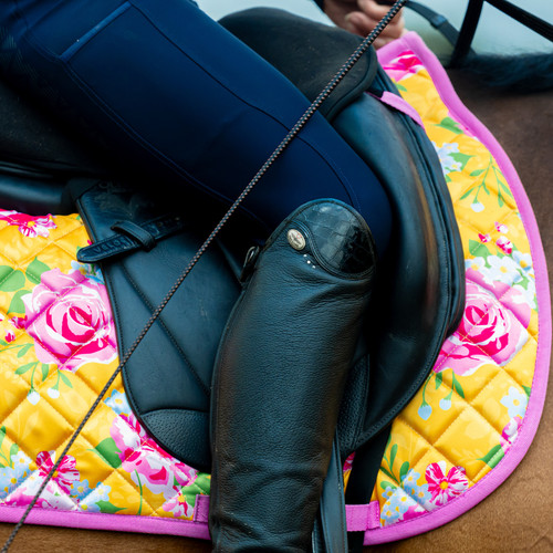 Country garden saddle pad - pad,