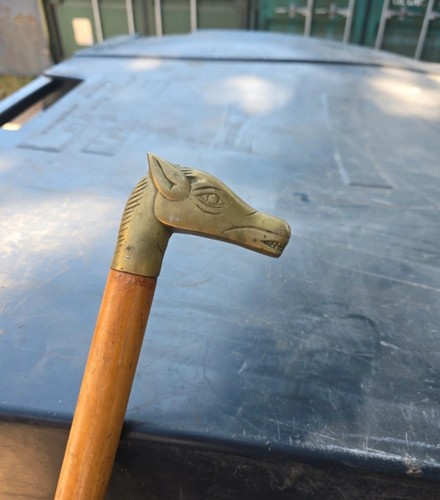 Vintage brass horse head - vintage,