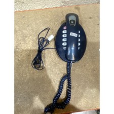 Telsda Corded Telephone Blue Big Button Flash & Redial Function Wall Mounted