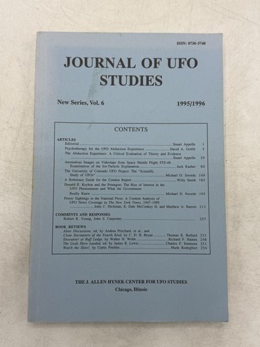 Journal ufo studies new - studies,