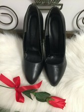 NWOT-MENS VTG BLACK LEATHER 6"