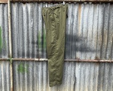 GENUINE BRITISH ARMY OLIVE GREEN LIGHTWEIGHT TROUSERS - Gd.1 26" 27" 28" 31" 32"