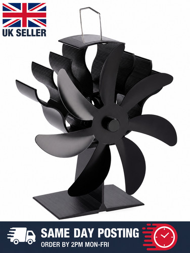 Log burner fan - log, heat