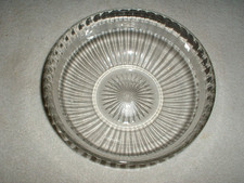 Heisey Fluted Band Clear 9"
