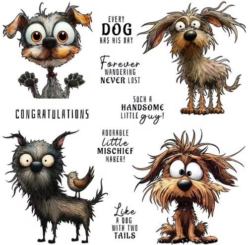 Clear stamps dogs transparent - stamps,