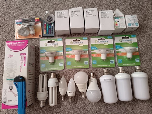 Mixed light bulbs - mixed,